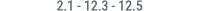 2.1 12.3 12.5
