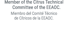 Member of the Citrus Technical Committee of the EEAOC. Miembro del Comit T cnico de C tricos de la EEAOC.