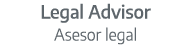 Legal Advisor Asesor legal
