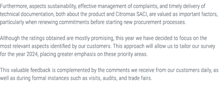 Furthermore, aspects sustainability, effective management of complaints, and timely delivery of technical documentati...