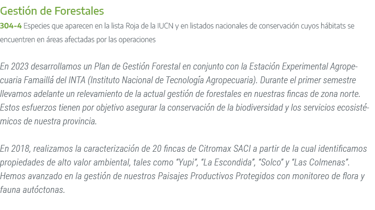 Gesti n de Forestales 304 4 Especies que aparecen en la lista Roja de la IUCN y en listados nacionales de conservaci ...