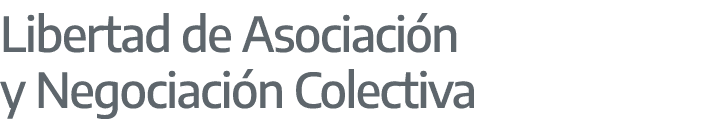 Libertad de Asociaci n y Negociaci n Colectiva